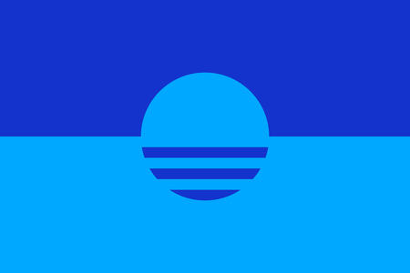 Blue Sea Flag